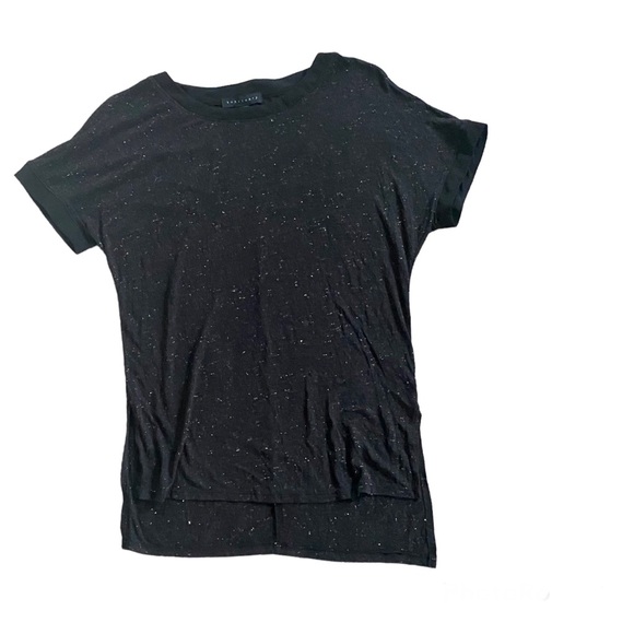 SANCTUARY NWT ‘Ashley’ Glitter Detail Top Black and Gold Size XS - Picture 3 of 9